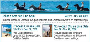 Multi Cruise Line Sale