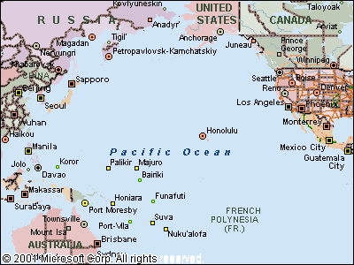 map of fiji and australia